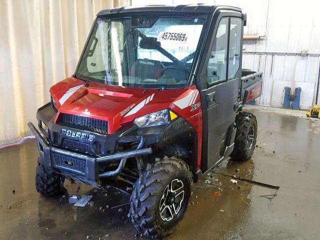 4XAUH88A2DB604057 - 2013 POLARIS RANGER 900 RED photo 2