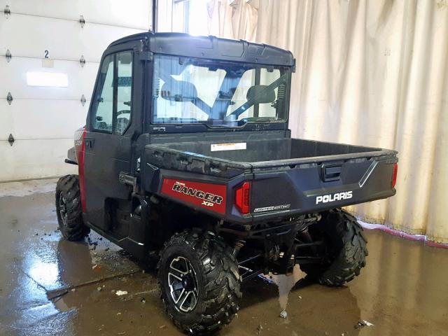 4XAUH88A2DB604057 - 2013 POLARIS RANGER 900 RED photo 3