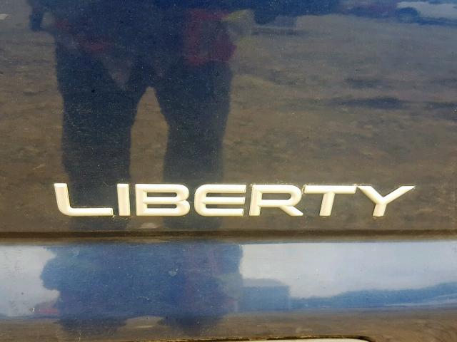 1J4GL48K04W185280 - 2004 JEEP LIBERTY SP BLUE photo 9