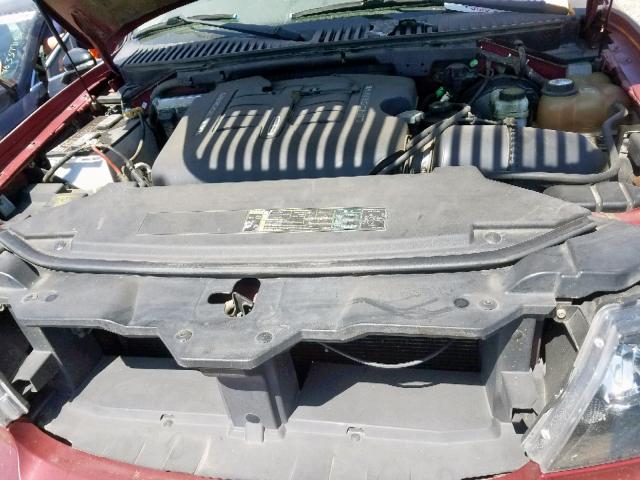 5LMFU28R04LJ04935 - 2004 LINCOLN NAVIGATOR RED photo 7