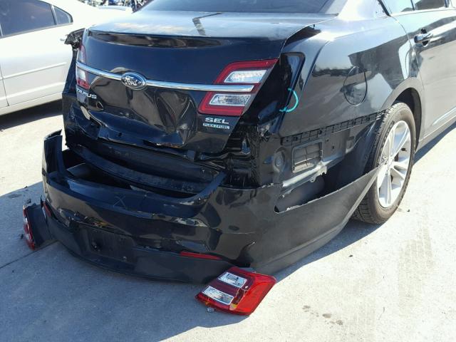 1FAHP2E84EG123488 - 2014 FORD TAURUS SEL BLACK photo 10