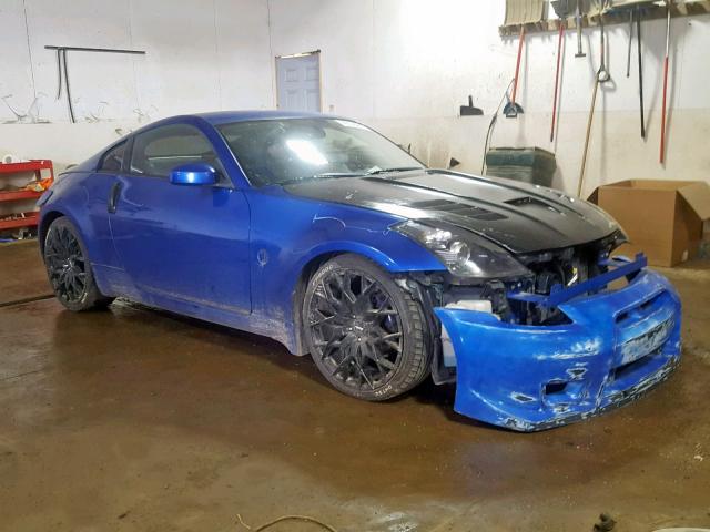 JN1AZ34D84M103063 - 2004 NISSAN 350Z COUPE BLUE photo 1