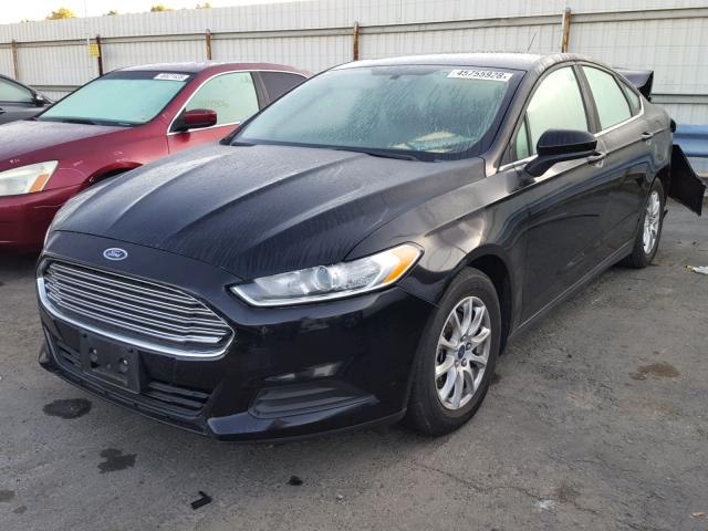 3FA6P0G74GR282569 - 2016 FORD FUSION S BLACK photo 2