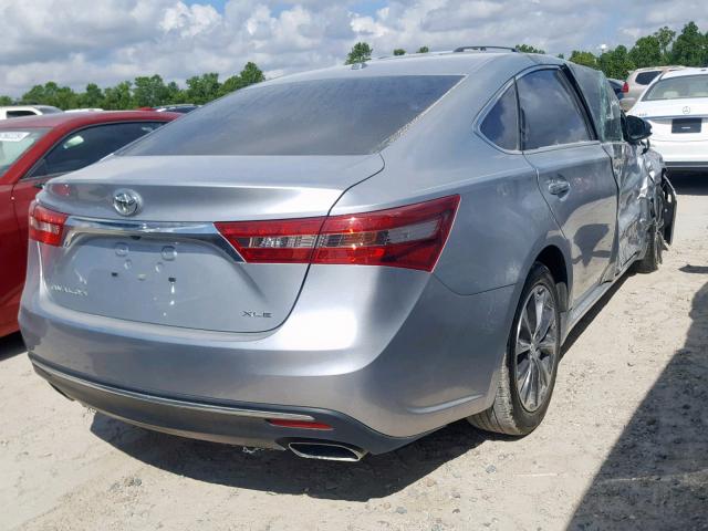 4T1BK1EB1JU266250 - 2018 TOYOTA AVALON XLE SILVER photo 4
