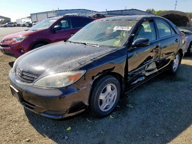 4T1BF32K43U047984 - 2003 TOYOTA CAMRY LE BLACK photo 2