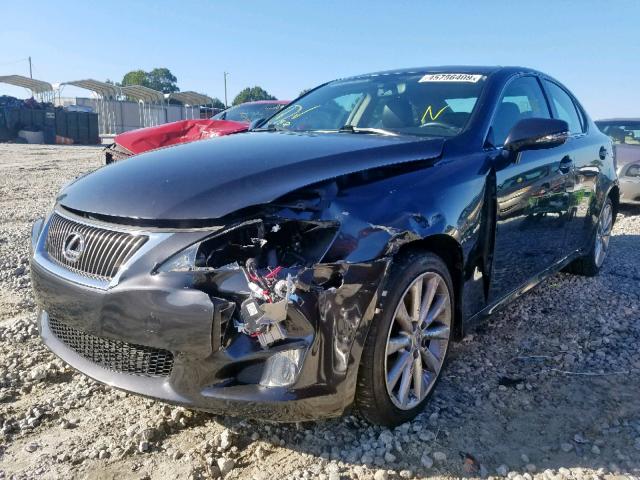 JTHCK262795030641 - 2009 LEXUS IS 250 GRAY photo 2