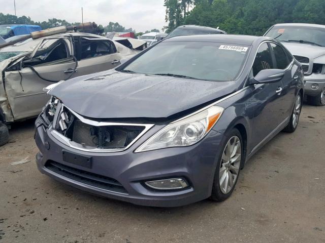 KMHFH4JG7CA135962 - 2012 HYUNDAI AZERA GLS GRAY photo 2