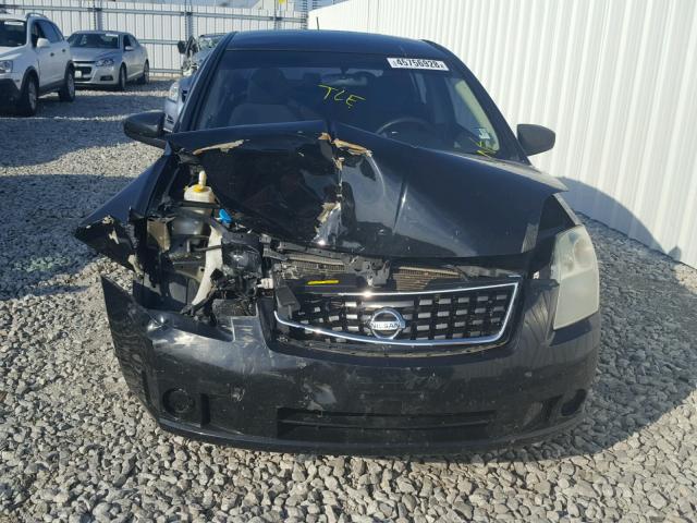 3N1AB61E79L685113 - 2009 NISSAN SENTRA 2.0 BLACK photo 7