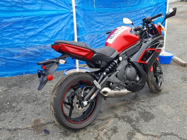 JKAEXEF13GDA29927 - 2016 KAWASAKI EX650 F TWO TONE photo 4