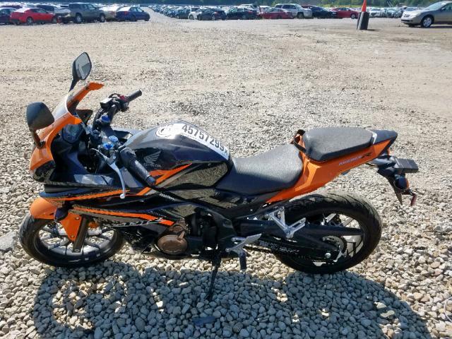 MLHPC4461H5401208 - 2017 HONDA CBR500 R ORANGE photo 6