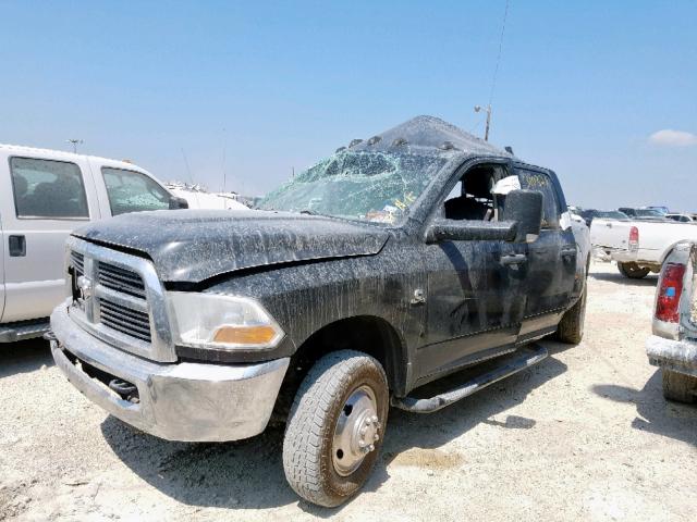 3D73Y4CL4BG592526 - 2011 DODGE RAM 3500 BLACK photo 2