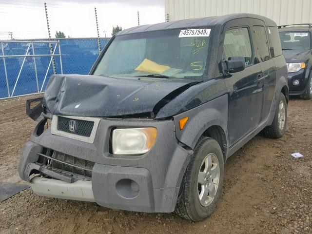 5J6YH28583L040704 - 2003 HONDA ELEMENT EX BLACK photo 2