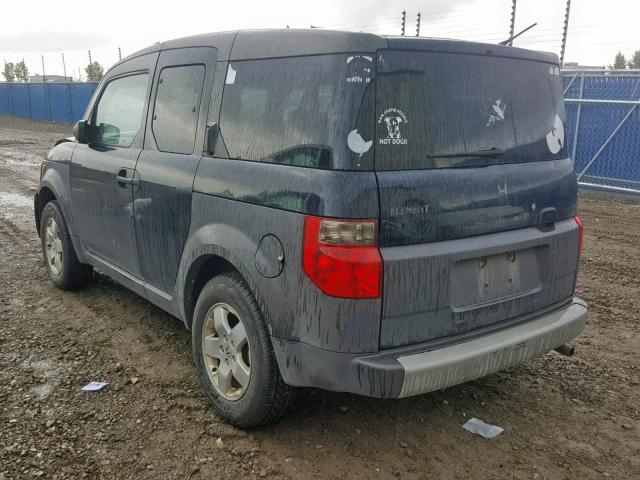 5J6YH28583L040704 - 2003 HONDA ELEMENT EX BLACK photo 3