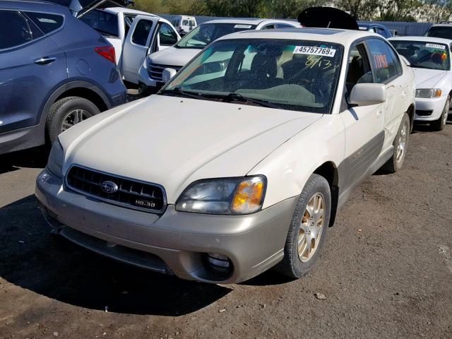 4S3BE896337212712 - 2003 SUBARU LEGACY OUT WHITE photo 2