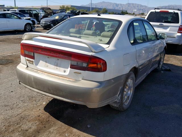 4S3BE896337212712 - 2003 SUBARU LEGACY OUT WHITE photo 4