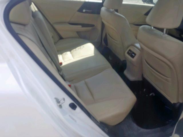 1HGCR3F80EA012881 - 2014 HONDA ACCORD EXL WHITE photo 6