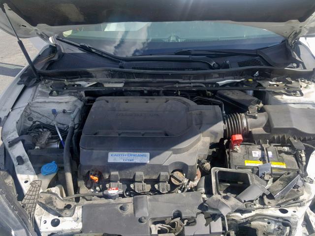 1HGCR3F80EA012881 - 2014 HONDA ACCORD EXL WHITE photo 7