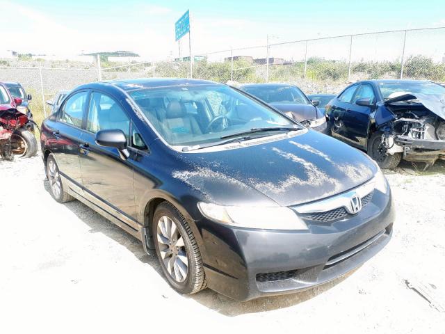 2HGFA16029H001844 - 2009 HONDA CIVIC EXL 黑色 照片 1