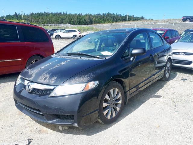 2HGFA16029H001844 - 2009 HONDA CIVIC EXL 黑色 照片 2