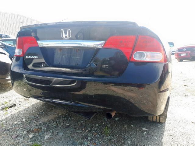 2HGFA16029H001844 - 2009 HONDA CIVIC EXL 黑色 照片 9