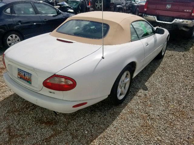 SAJJA42C1YNA07820 - 2000 JAGUAR XK8 WHITE photo 4