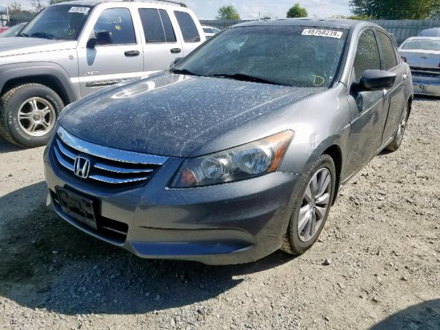 1HGCP2F87BA006510 - 2011 HONDA ACCORD EXL GRAY photo 2