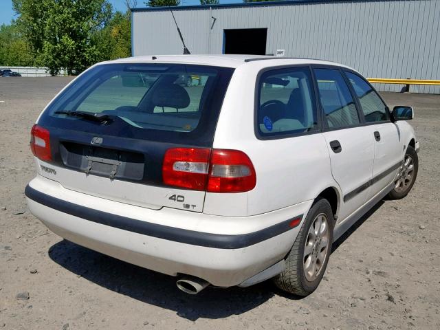 YV1VW2551YF536267 - 2000 VOLVO V40 WHITE photo 4