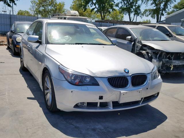 WBANB53556CP01688 - 2006 BMW 550 I SILVER photo 1