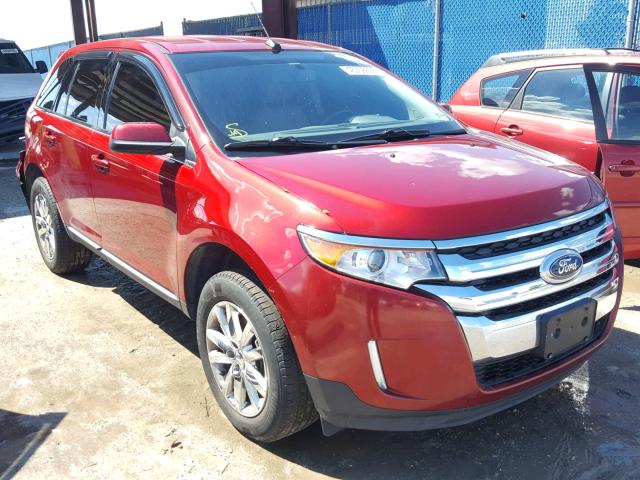 2FMDK3KC1DBA35408 - 2013 FORD EDGE LIMIT RED photo 1