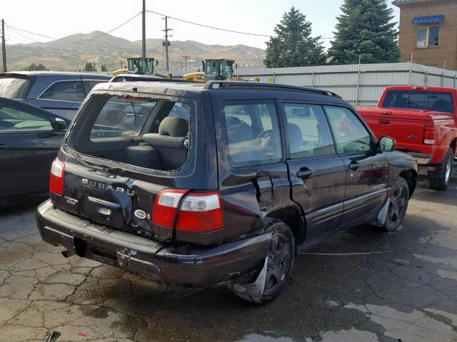 JF1SF65601H738347 - 2001 SUBARU FORESTER S BLACK photo 4