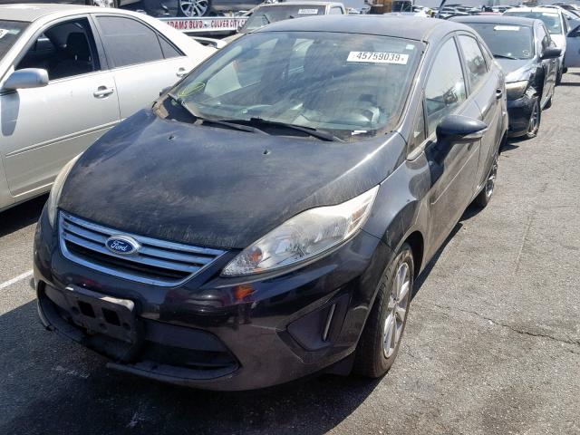 3FADP4BJ1DM132400 - 2013 FORD FIESTA SE BLACK photo 2