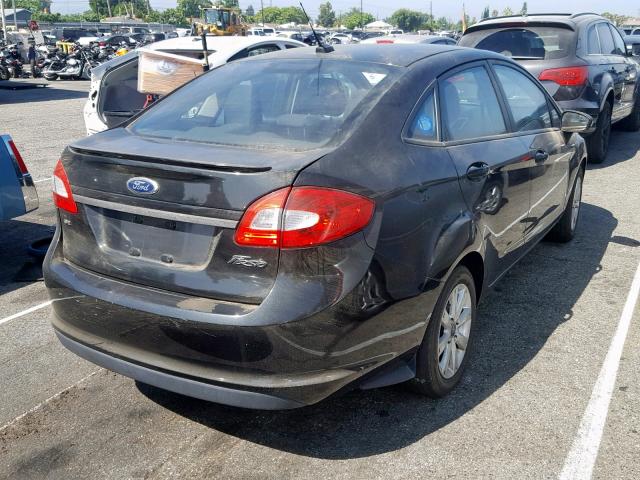 3FADP4BJ1DM132400 - 2013 FORD FIESTA SE BLACK photo 4