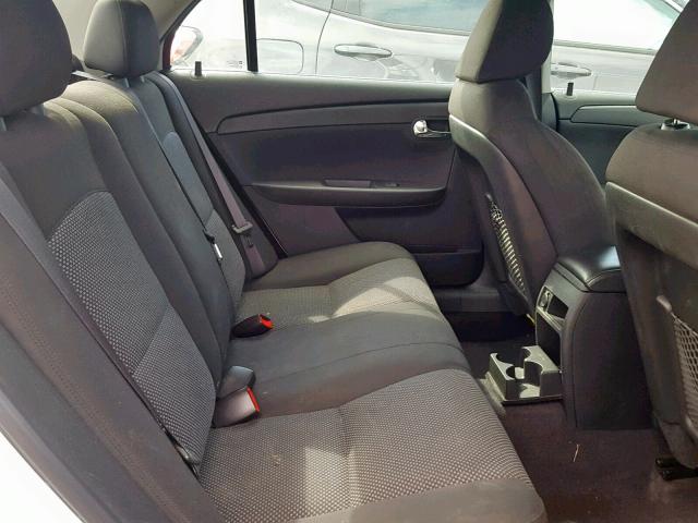 1G1ZC5E05AF234467 - 2010 CHEVROLET MALIBU 1LT WHITE photo 6