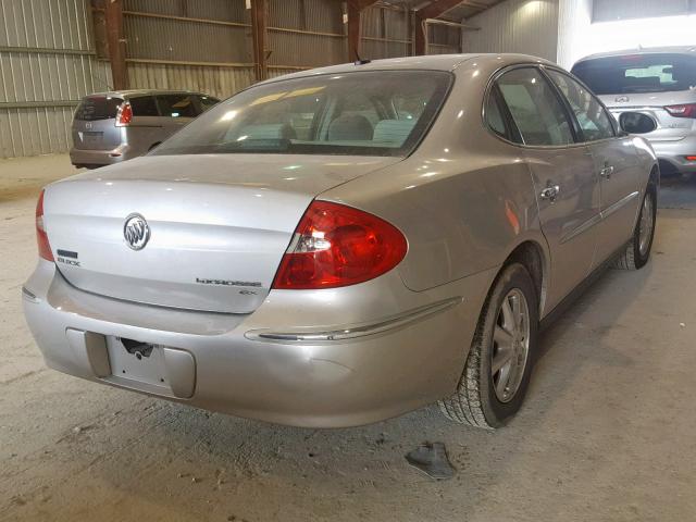 2G4WC582881173989 - 2008 BUICK LACROSSE C SILVER photo 4