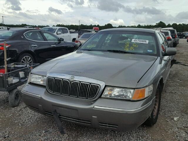 2MEFM75W9YX652955 - 2000 MERCURY GRAND MARQ GRAY photo 2