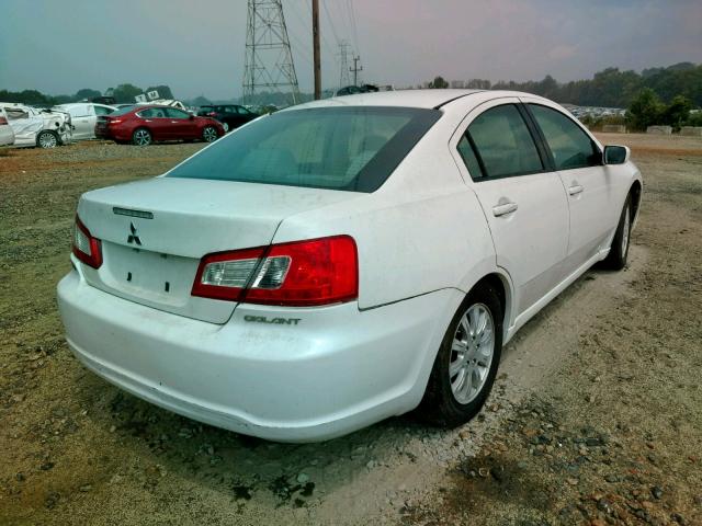 4A32B2FF8BE019960 - 2011 MITSUBISHI GALANT FE WHITE photo 4