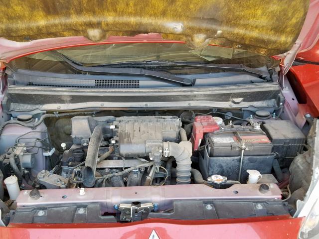 ML32A3HJ4FH047453 - 2015 MITSUBISHI MIRAGE DE RED photo 7