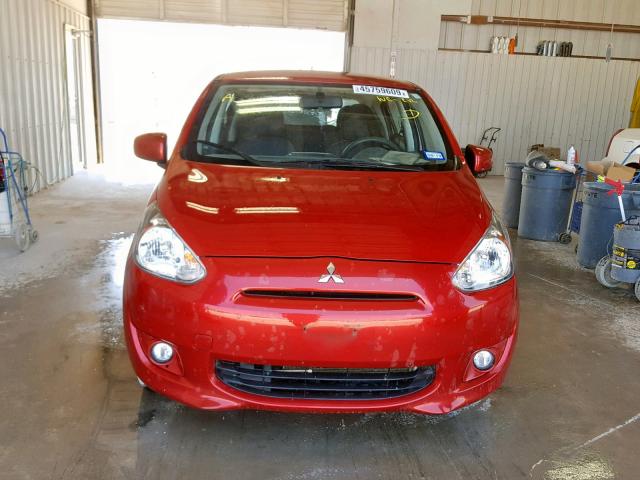 ML32A3HJ4FH047453 - 2015 MITSUBISHI MIRAGE DE RED photo 9