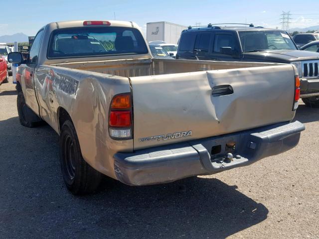 5TBJU32166S470810 - 2006 TOYOTA TUNDRA GOLD photo 3