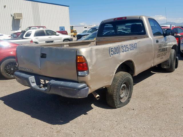 5TBJU32166S470810 - 2006 TOYOTA TUNDRA GOLD photo 4