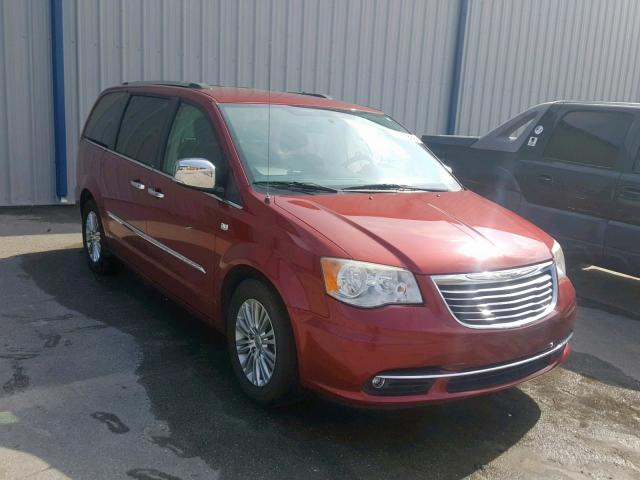 2C4RC1CG2ER273306 - 2014 CHRYSLER TOWN & COU BURGUNDY photo 1