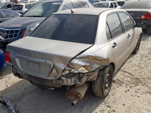 JA3AJ26E27U016380 - 2007 MITSUBISHI LANCER ES GOLD photo 4