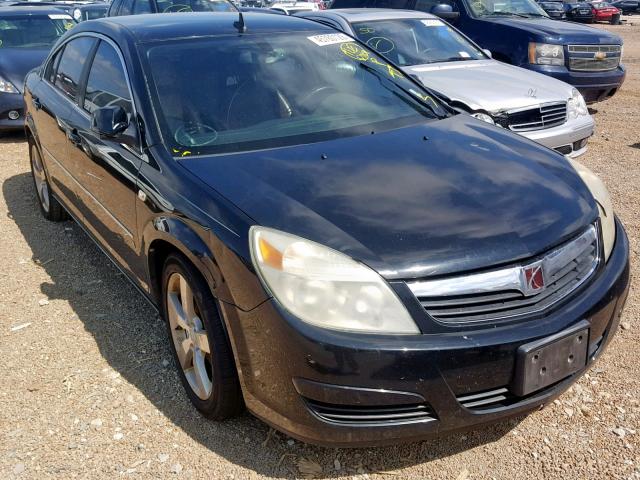 1G8ZS57N87F295544 - 2007 SATURN AURA XE BLACK photo 1