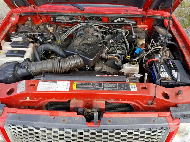 1FTZR45E52TA23588 - 2002 FORD RANGER SUP RED photo 7