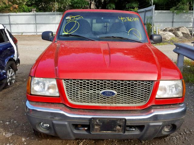 1FTZR45E52TA23588 - 2002 FORD RANGER SUP RED photo 9