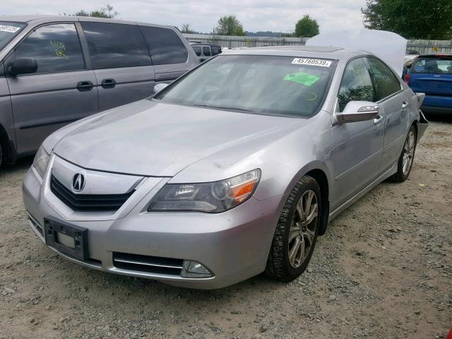 JH4KB2F64AC000334 - 2010 ACURA RL SILVER photo 2