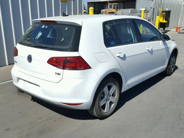 3VW217AU7HM024883 - 2017 VOLKSWAGEN GOLF S WHITE photo 4