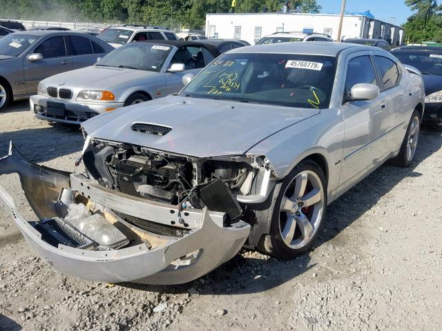 2B3LA73W07H729433 - 2007 DODGE CHARGER SR SILVER photo 2