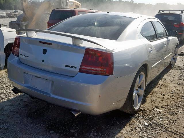 2B3LA73W07H729433 - 2007 DODGE CHARGER SR SILVER photo 4