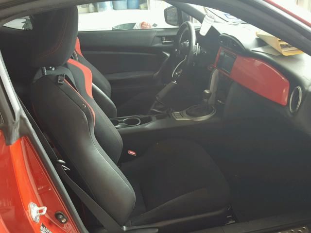 JF1ZNAA18D2726792 - 2013 TOYOTA SCION FR-S RED photo 5